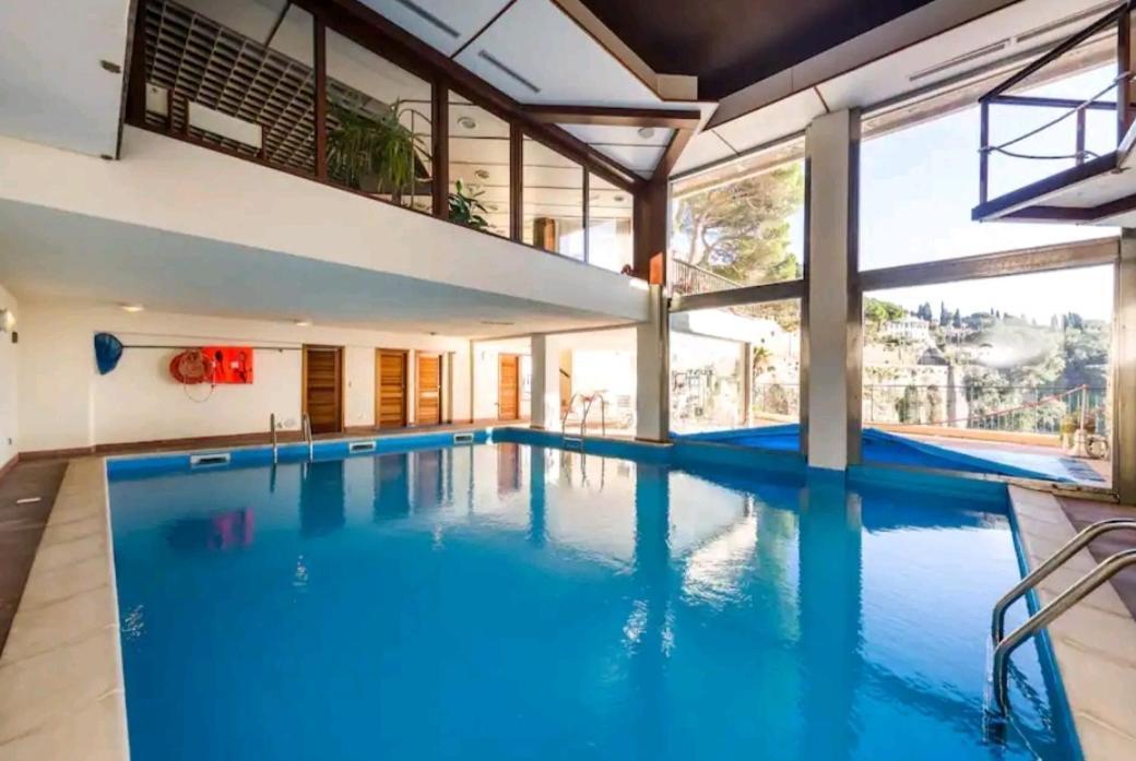 Pieve Ligure A Picco Sul Mare Con Piscina Villa Regina Exteriör bild