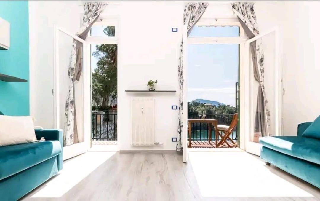 Pieve Ligure A Picco Sul Mare Con Piscina Villa Regina Exteriör bild